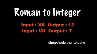Roman to Integer LeetCode Java Convert Roman Numeral to Integer Value Programming Tutorials