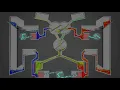 Particle Simulation Move Like Fluid Simulation Piston Pump