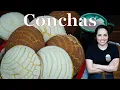THE BEST TRADITIONAL Mexican CONCHAS Mexican SWEET BREAD recipe PAN DULCE recipe