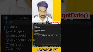 Get Date Method in Javascript