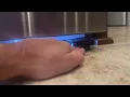 Cleaning a refrigerator steps to move and to clean