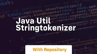 java util stringtokenizer