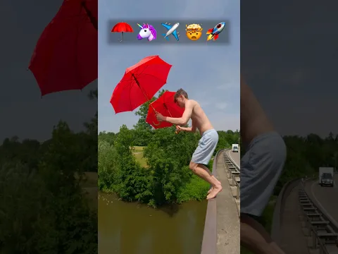 PARKOUR with EMOJIS ☂️ #challenge #parkour #backflip
