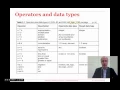 2b - Operators and data types