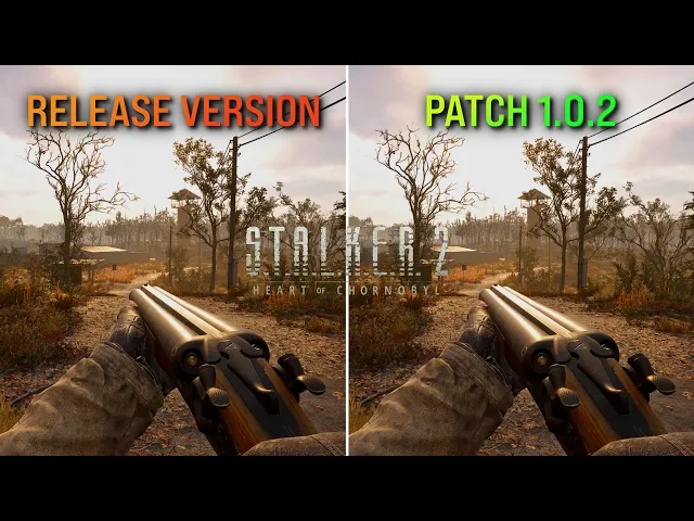 S.T.A.L.K.E.R. 2 Patch 1.0.2 vs Release Version - RTX 3070 TI (+ R5 5600X)