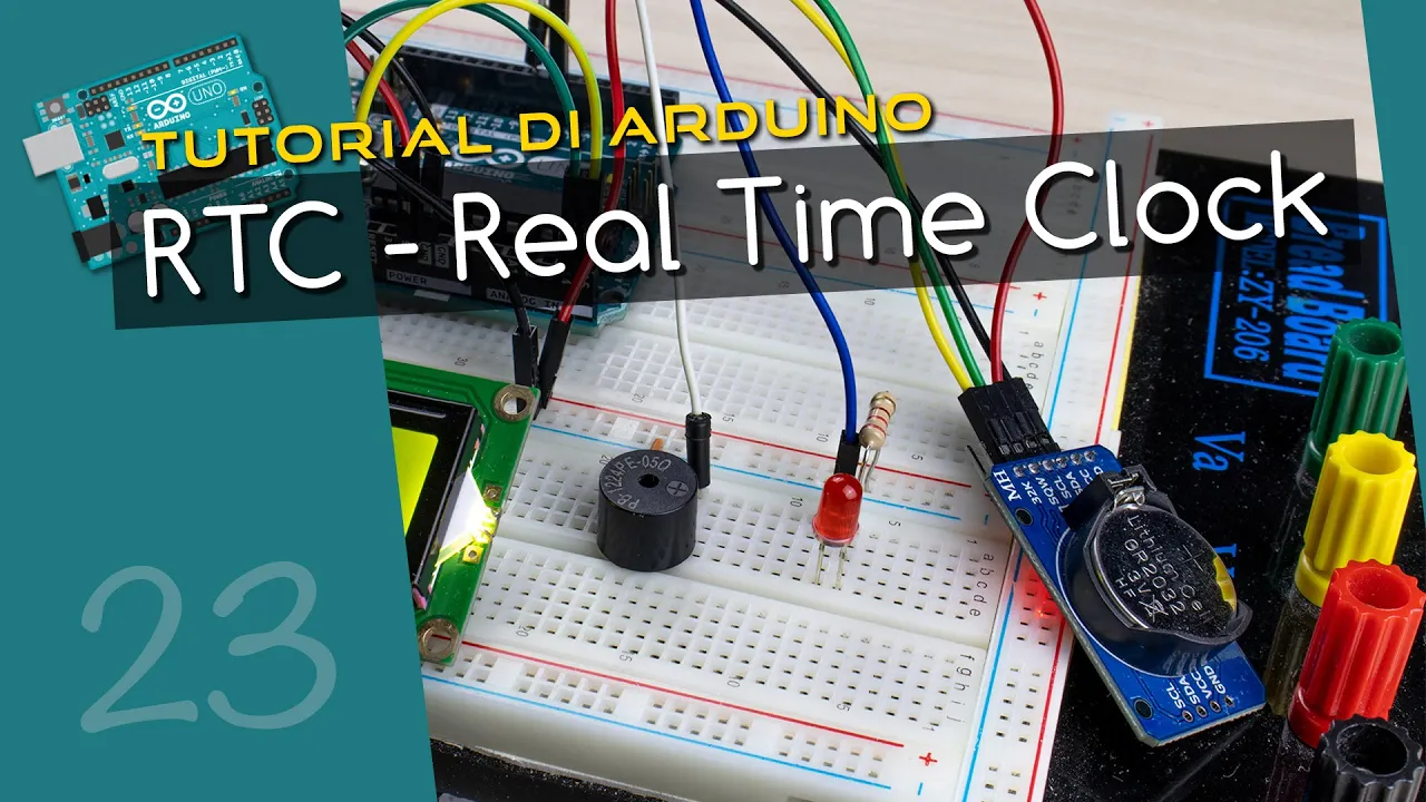 Tutorial Arduino ITA 23: RTC (Real Time Clock) DS3231