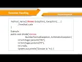 Throws Keyword in Java Lecture 66