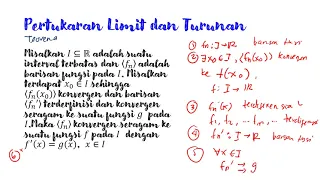 Download 14  1 Pertukaran Limit dan Turunan Part 1 MP3