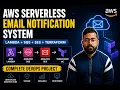 AWS Serverless Email Notification System Lambda SQS SES Terraform Complete DevOps Project