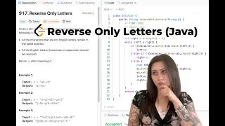 Reverse Only Letters LeetCode - Java