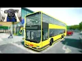 Download Lagu MY FIRST TIME DRIVING A DOUBLE DECKER BUS!!! - THE BUS (Steering Wheel + Shifter) Gameplay