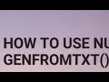 Python Programming37-Use of genfromtxt Function