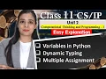 Variables in Python Dynamic Typing Multiple Assignment CBSE Class Lovejeet Arora