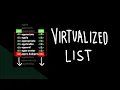 Frontend Performance Virtualized List