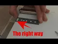 How to install Ikea Utrusta push opener for Sektion cabinets the right way