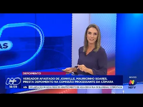 Joinville: vereador Mauricinho Soares presta depoimento em comissão processante da Câmara