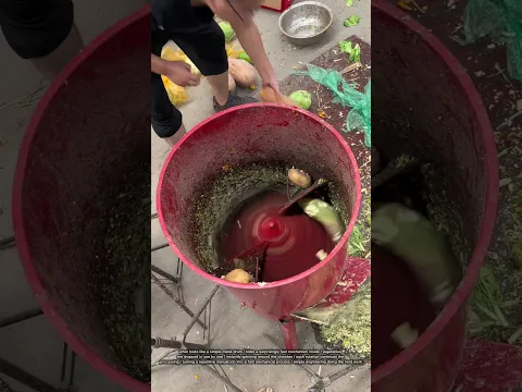 آلة بسيطة تنظف الخضروات بسرعة مذهلة 🥔⚙️