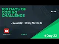 JavaScript String methods in Hindi part-2
