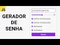Criando Gerador de Senha com JavaScript