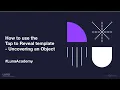 How to Use the Tap to Reveal Template - Uncovering an Object