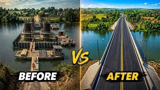 Building One of the Strongest Bridges Full Construction Process to Finished Highway