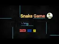Simple Snake Game Responsive Layout Beginner HTML CSS and JavaScript Project LIVE CODE