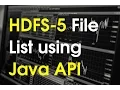 List Directory in File System using java api - ls command