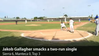 Sierra baseball edges rival Manteca
