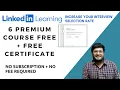 Linkedin Leaning Free Courses Free Certificate No Fee Anyone Can Apply