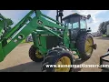 John Deere 4450 Walk Around Operating Team Aasness Auctioneers