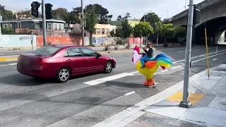 SF Police Are Dressing Up in Costumes to Catch Cars Not Yielding to Pedestrians