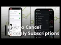 How To Cancel Monthly Subscriptions