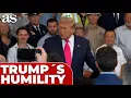 Download Lagu A GESTURE that SPEAKS VOLUMES: TRUMP ENDS SPEECH with EXTREME HUMILITY