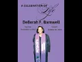 Homegoing Celebration for Pastor DeBorah Florence Barnwell