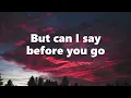 Morgan Evans - Over For You (Lyrics)