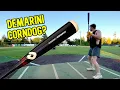 Hitting with the DeMarini CORNDOG Wood Composite Baseball Bat Review