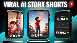 How To Make VIRAL AI Generated Story Shorts For Free 