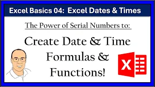 Excel 365 Basics Date Time Formulas Functions Formatting All The Basics You Need to Know