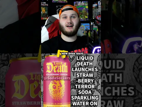 Liquid Death Screaming Strawberry Coming Soon! #shorts #liquiddeath #fastrtalknews - YouTube thumbnail