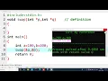 call by reference program in c learn coding