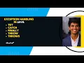 Exception Handling in Java - Explained in Telugu Java Programming Tech By Chandhu