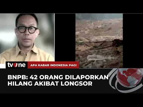 42 Orang Dilaporkan Hilang dalam Tragedi Tanah Longsor Natuna