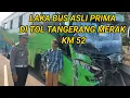 Download Lagu Laka Bus Asli Murni vs Bus Hiba Utama Tol Tangerang Merak KM 52