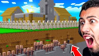 اكتشفنا نفق غريب تحت جدار الايرون قولم في قرية ماين كرافت 