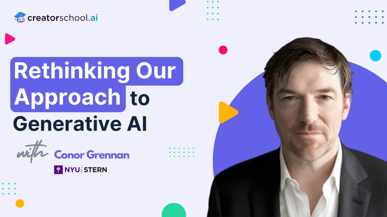 Rethinking generative AI for creators