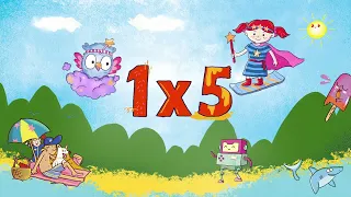 Das 1x5 - Lichterkinder | Das kleine 1x1 Singen & Lernen mit Musik | Rechnen | Grundschule