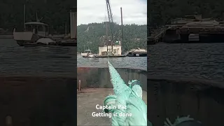 Been busy working as Captain of this tug and barge. Can’t wait to go sailing on Oka!!