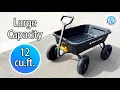 Ultimate Garden Tool Review Gorilla Carts - Super Heavy-Duty Poly Dump Garden Carts