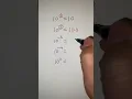Exponent power of 10