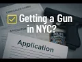 How to get a Gun Permit in NYC